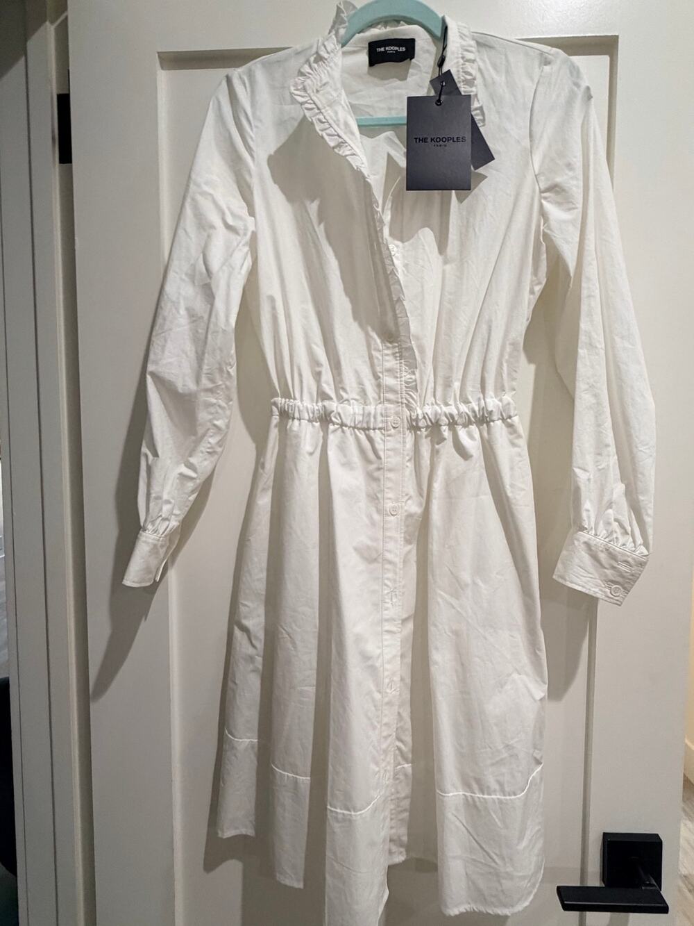 The Kooples White Cotton Dress - Size FR1/ US Small - BNWT